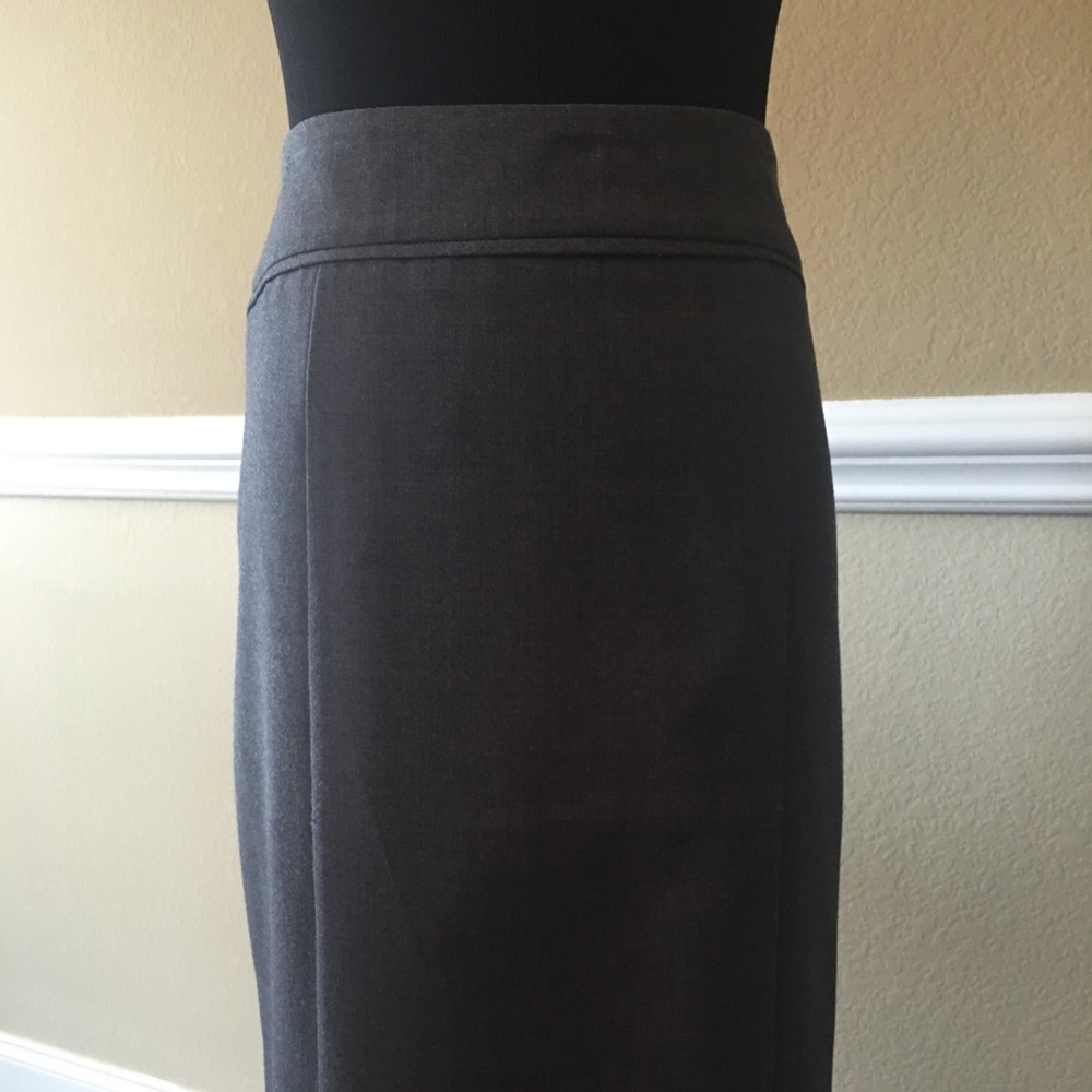 212 Collection Gray Pencil Skirt